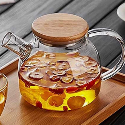 Glass Teapot & Kettle (Filtered Glass Teapot)