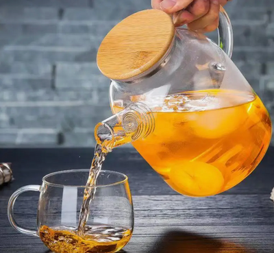 Filtered Glass Teapot