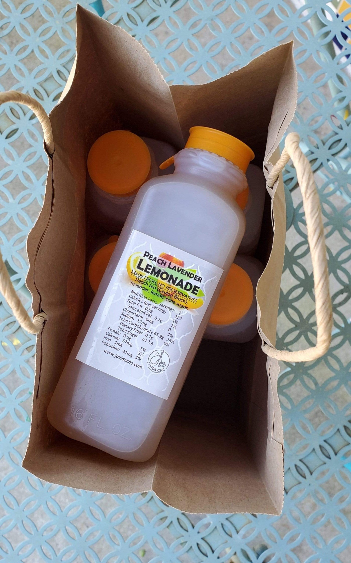 Jayida Che Herbal Tea Spot Peach Lavender Lemonade (pick up only)